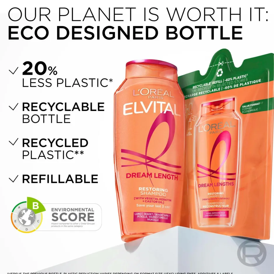 Elvital Dream Length Shampoo For Long Hair Hår|Hår
