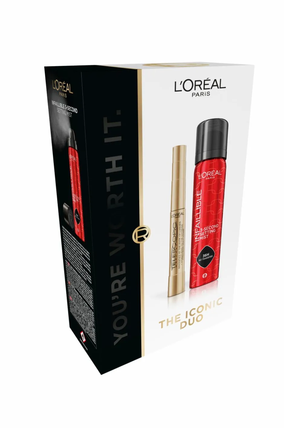 L'Oréal Paris Giftbox The Iconic Duo^ Makeup|Gaveæsker