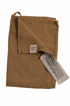 Lovely Linen Gæstehåndklæde Lovely i vasket hør^ Køkkentekstiler
