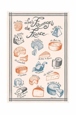 Sale Køkkenhåndklæde Fromages De France 48 X 72 Køkkentekstiler