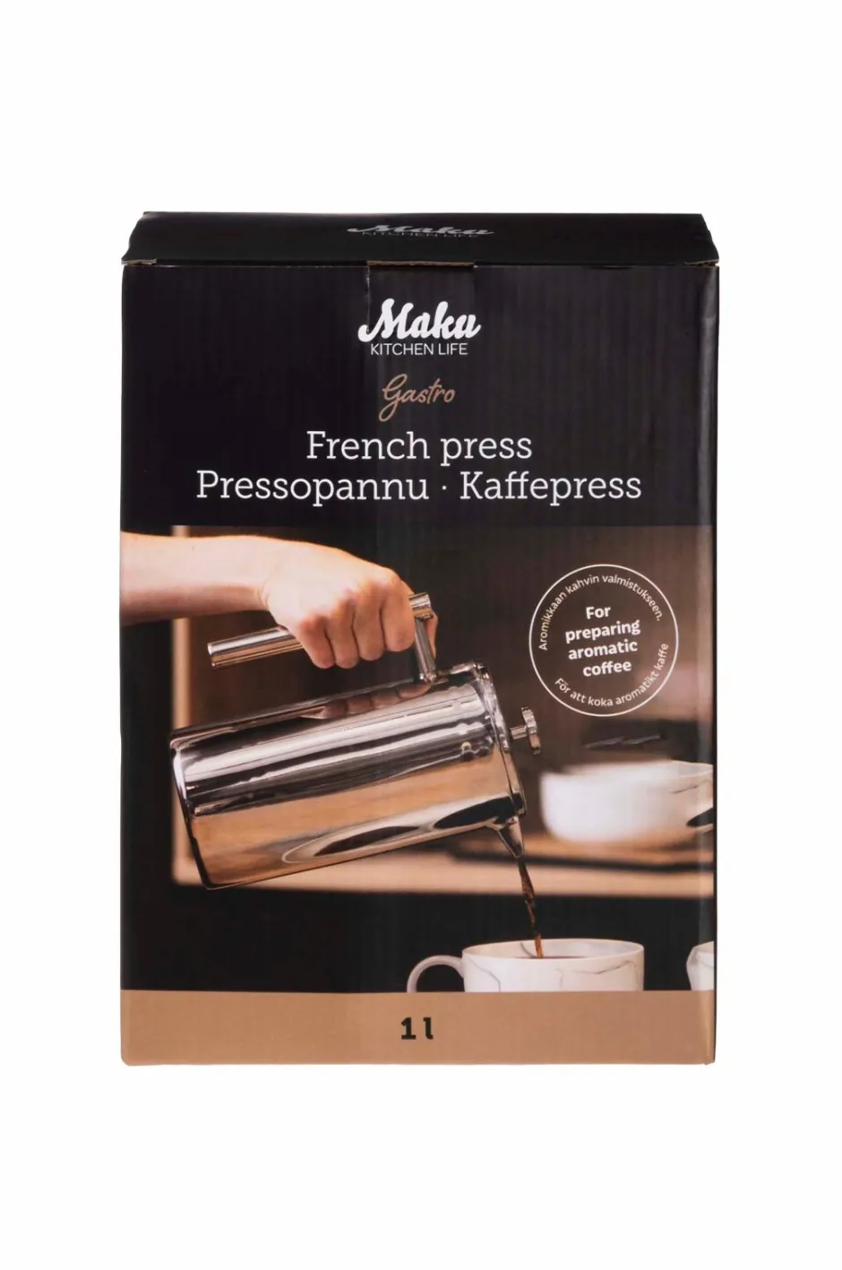 Maku Kitchen Life Stempelkande 1 L^ Kaffe- & Espressomaskiner