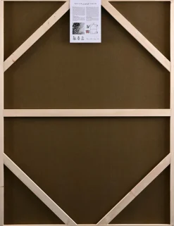 Malerifabrikken Design Painting / White Stone / 90x120 Cm / Sort ramme^ Posters & Billeder