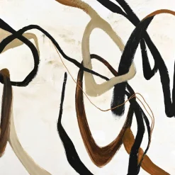 Design Painting / Once Again / 100x100 Cm / Sort ramme Posters & Billeder