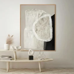 Malerifabrikken Design Painting / Of Stone / 120x90 Cm / Egetræsramme^ Posters & Billeder