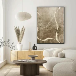 Malerifabrikken Design Painting / Vibranium / 90x120 Cm / Sort ramme^ Posters & Billeder