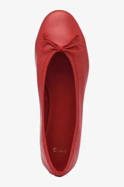 Mango Ballerinasko Shoes Flatred-h^Dame Ballerinasko
