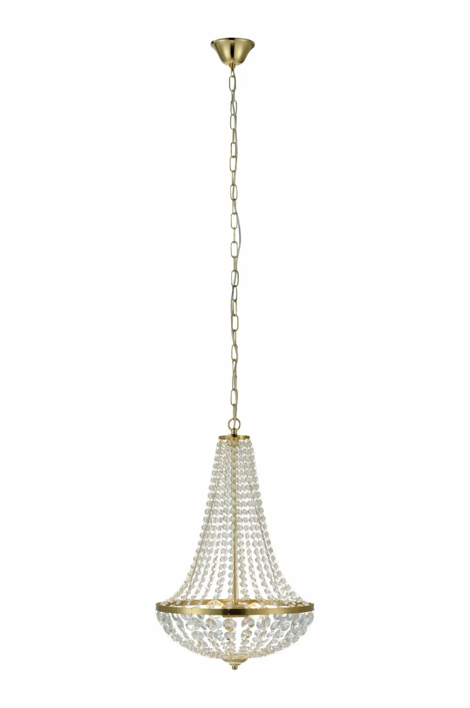Online GRÄNSÖ Lysekrone 2L 40 cm Børstet /MC Krystallysekroner