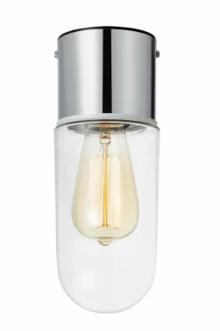 Loftlampe ZEN, krom Badeværelsesbelysning