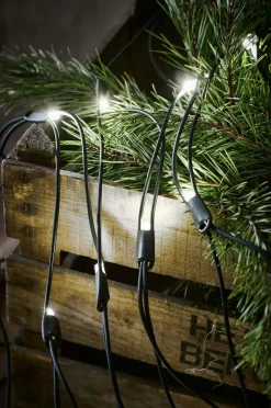 Markslöjd Lyskæde Net CHRISSLINE 1,7x2 m Kold hvid Ekstra^ Lyskæder
