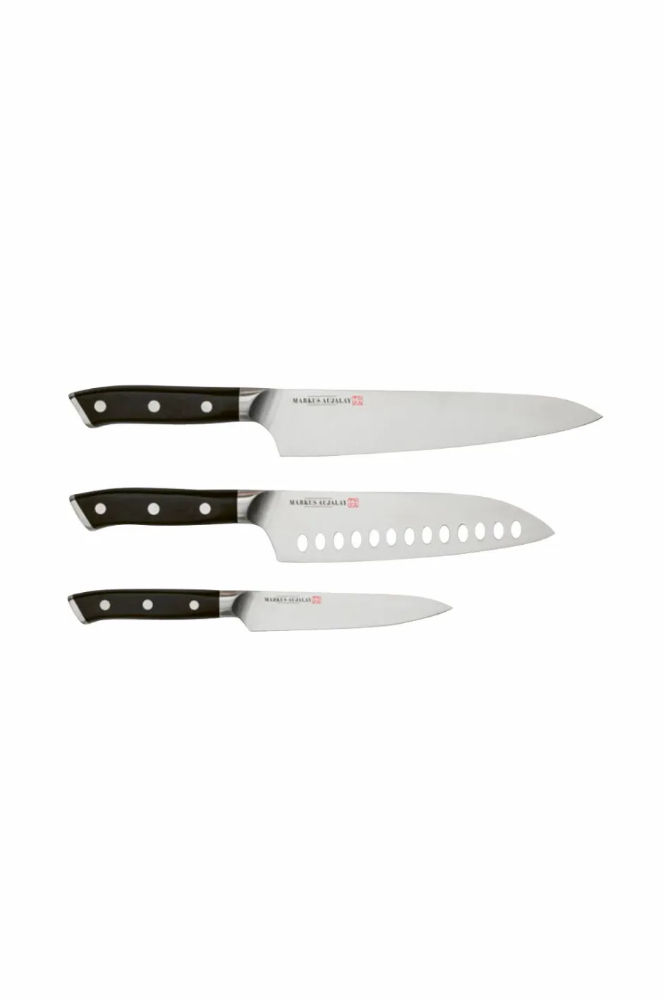 Markus Aujalay Knivsæt Classic 3 dele^ Køkkenknive & Knivtilbehør