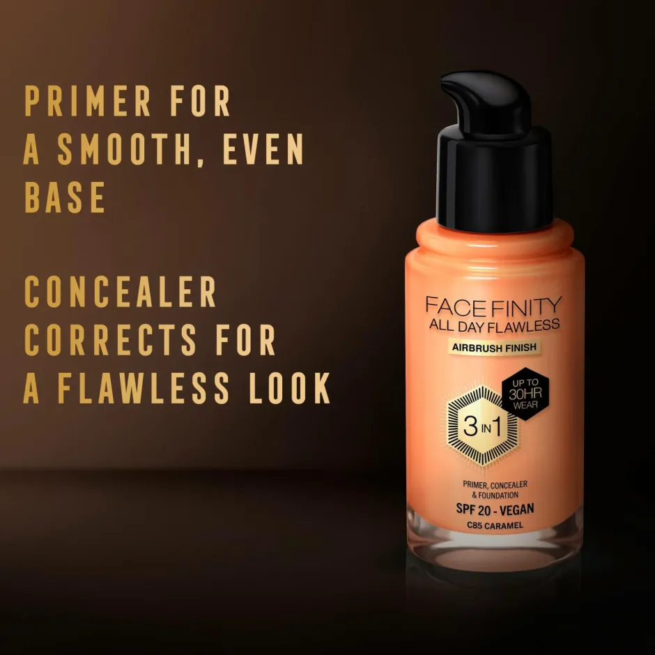 Max Factor All Day Flawless 3in1 Foundation^ Ansigt