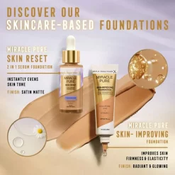 Max Factor Miracle Pure Serum Foundation^ Ansigt
