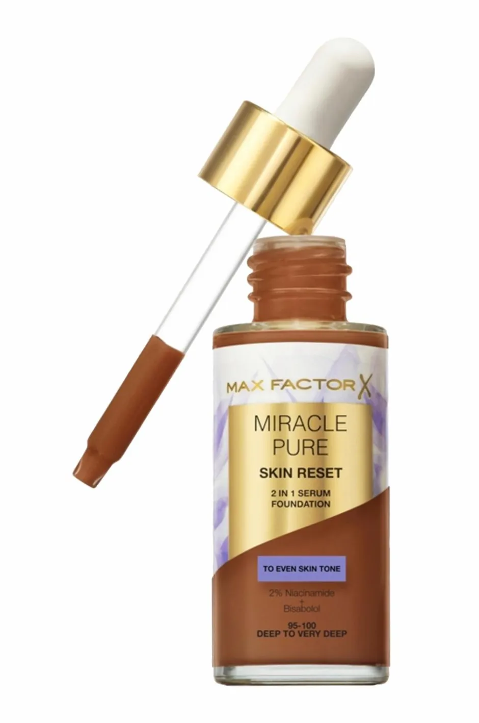 Max Factor Miracle Pure Serum Foundation^ Ansigt