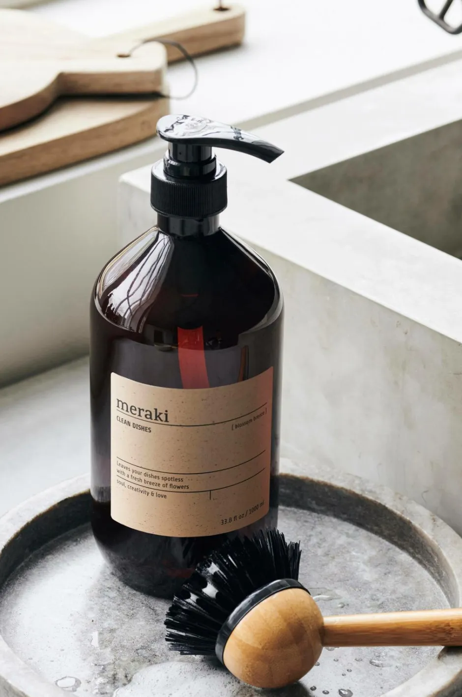 Meraki Blossom Breeze Dish Soap 1000Ml^ Opvask & Rengøring