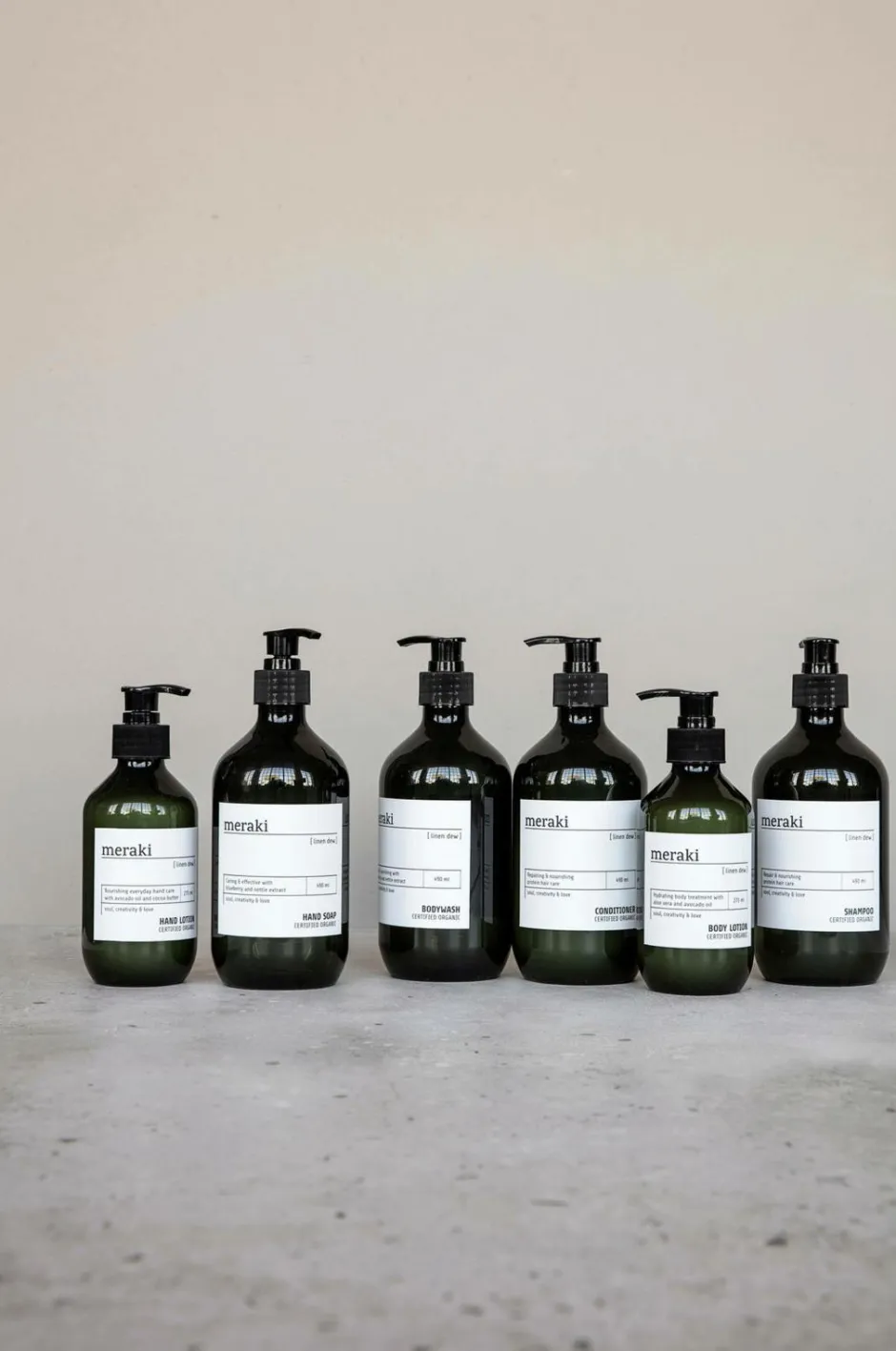 Meraki Hand Soap Linen Dew 490 ml^ Kropspleje|Kropspleje
