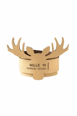 MiLLE W NORDISK DESIGN Servietring elg 4-pak^ Bordtekstiler