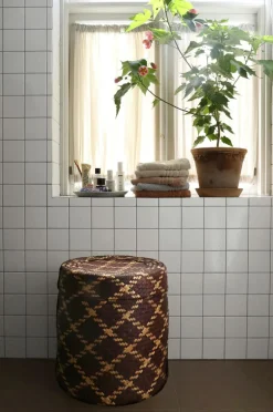 Mimou Bliss Check Kurv med låg L^ Badeværelsestilbehør|Kurve