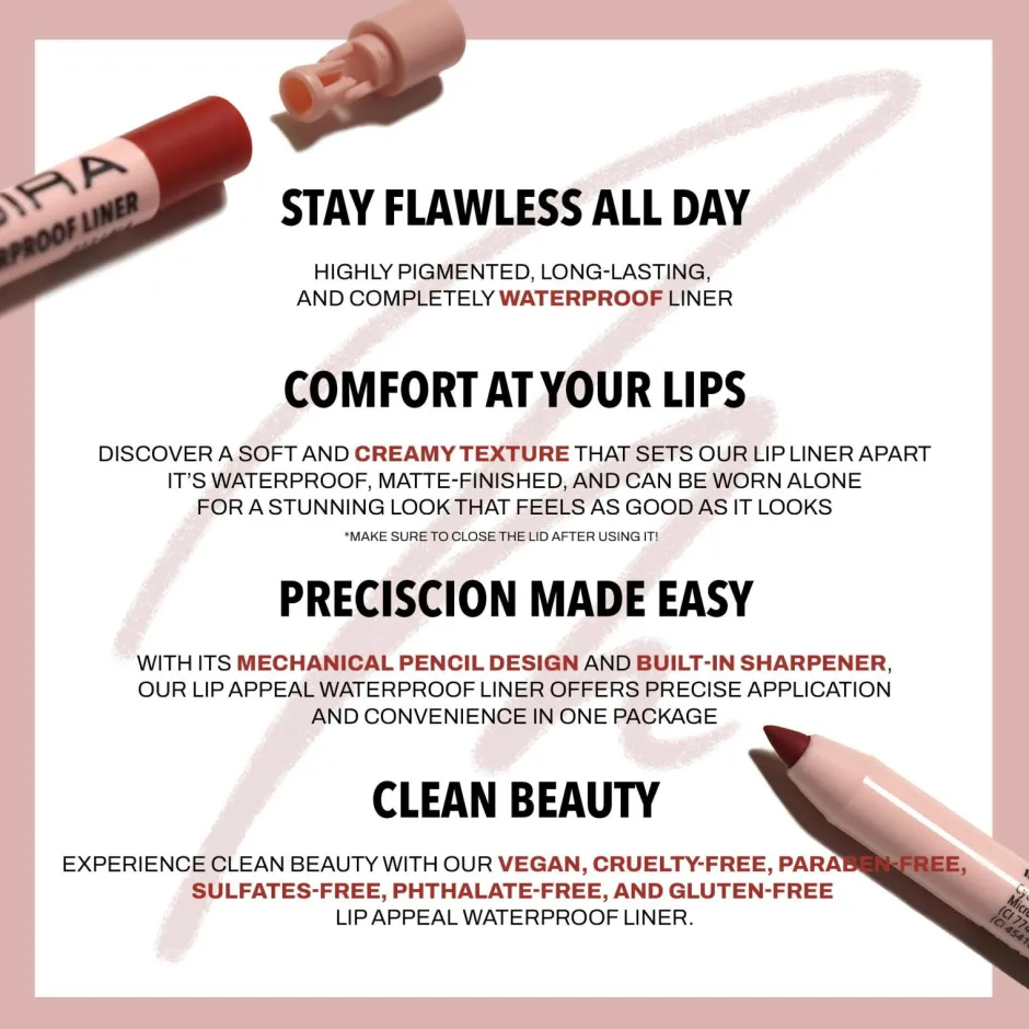 Discount Lip Appeal Waterproof Liner Øjne