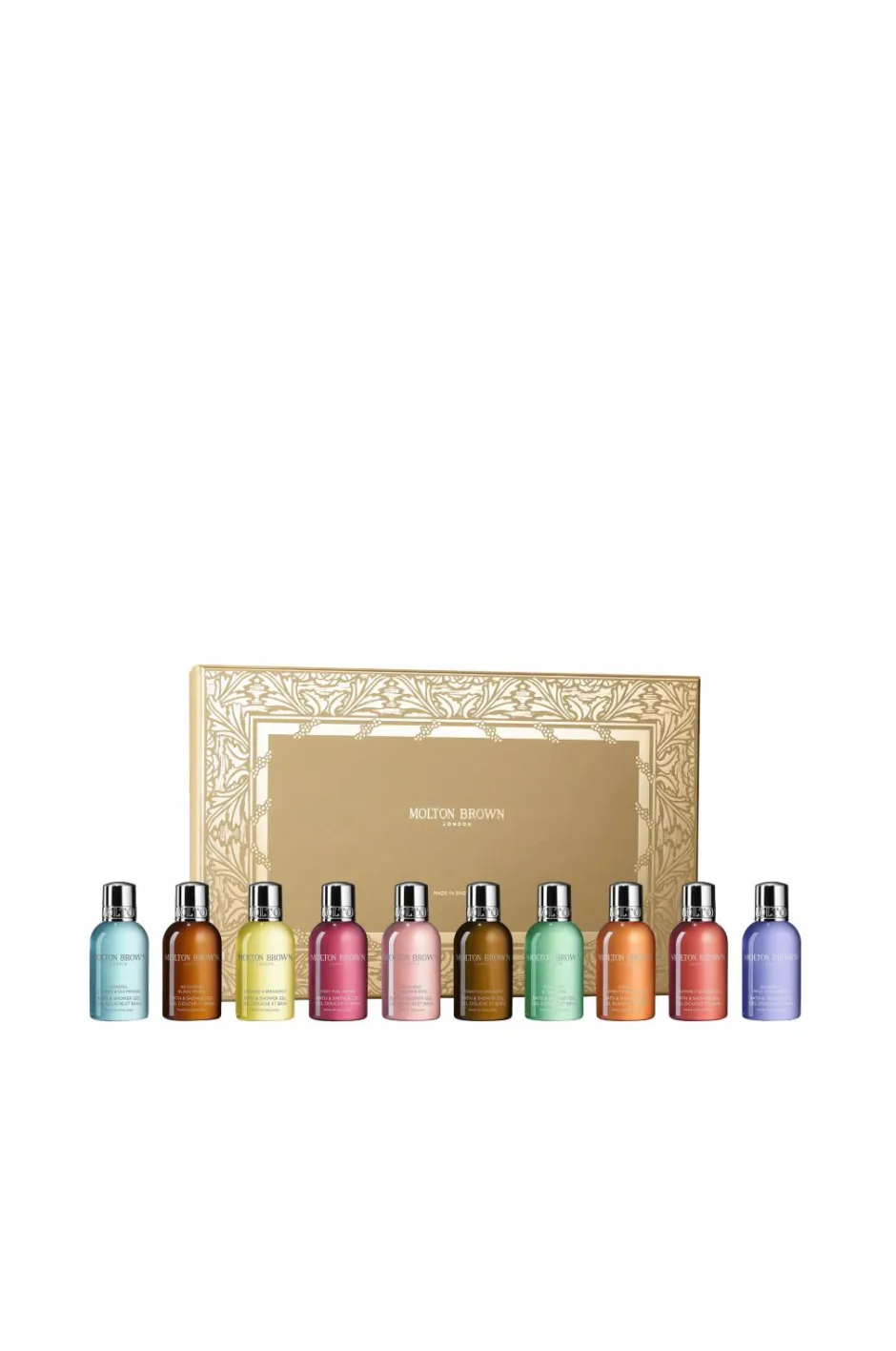 Molton Brown Giftbox Stocking Filler - Bath & Shower Gel 10 X 50 Ml^ Kropspleje|Gaveæsker