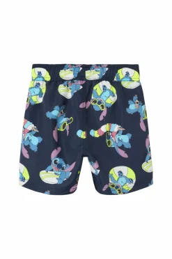 Outlet Badebukser nmmMic Stitch Long Swimshorts Wdi Børn Badetøj
