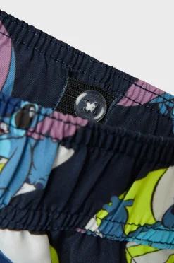 Outlet Badebukser nmmMic Stitch Long Swimshorts Wdi Børn Badetøj