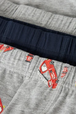 Boksershorts nmmTights Grey Firetruck 3-pak Børn Undertøj