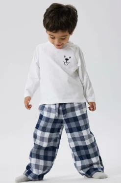 Flannelsbukser nmmRaul Pant Box Børn Bukser & Leggings