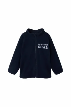 Outlet Fleecetrøje nmmJohan Paw Fleece W Zip Cplg Børn Trøjer & Cardigans