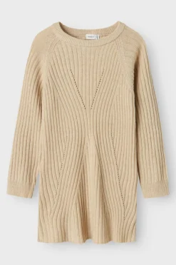 Name it Kjole NkfRikine LS Knit Dress PB^Børn Kjoler