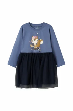 Name it Kjole nmfOhfelia LS Dress Box^Børn Festtøj