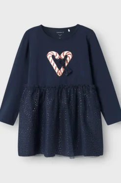 Discount Kjole nmFrijul LS Dress Box Børn Kjoler