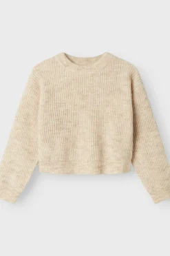 Clearance Pullover nkfHolly LS Boxy Short Knit Børn Trøjer & Cardigans