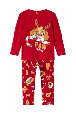 Pyjamassæt nmfSarba Paw LS Børn Nattøj & Homewear