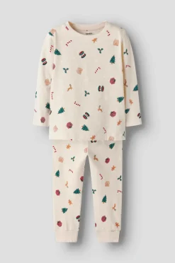 Outlet Pyjamassæt nmnVismas LS Børn Nattøj & Homewear