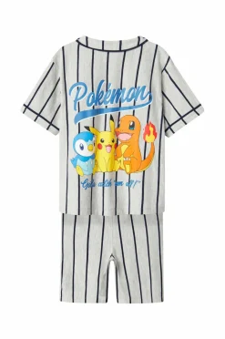 Name it Skjorte + shorts nkmMaska Pokemon Nreg Shortsset Sky^Børn Sæt Til Børn