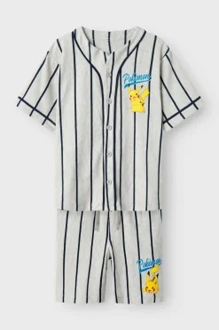 Name it Skjorte + shorts nkmMaska Pokemon Nreg Shortsset Sky^Børn Sæt Til Børn