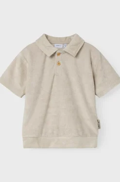 Name it Skjorte nmmFrede Nreg Terry SS Polo Box i frotté^Børn Skjorter