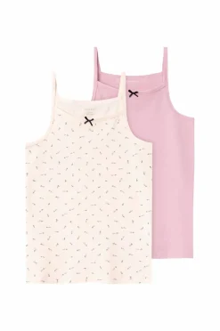 Name it Tanktop nkfStrap Floral 2-pak^Børn Toppe & T-Shirts
