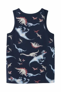 Name it Tanktop nmmTank Navy Dino 2-pak^Børn Toppe & T-Shirts