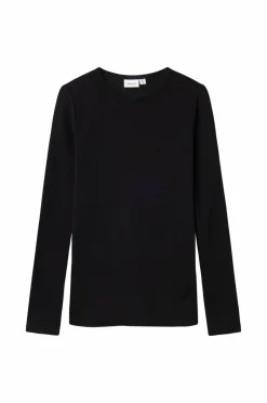 Online Termisk top nknWax Wool Rib LS Børn Undertøj
