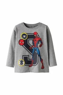 New T-shirt nmmDeep Spider LS Børn Toppe & T-Shirts