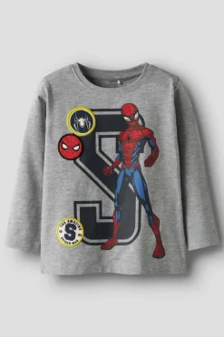 New T-shirt nmmDeep Spider LS Børn Toppe & T-Shirts