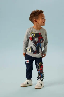 New T-shirt nmmDeep Spider LS Børn Toppe & T-Shirts