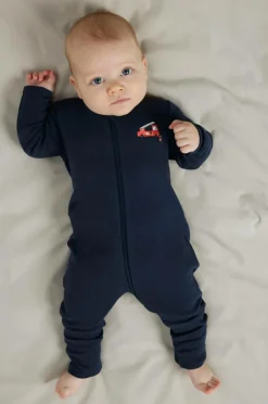 Name it baby Pyjamasoverall nbmNightsuit Zip FF Firetruck NO 2-pak^Børn Nattøj & Homewear