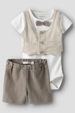 Name it baby Sæt nbmHelmar Shorts Set^Børn Bodies