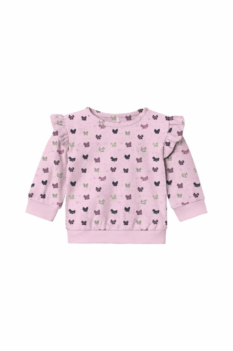 Name it baby Top nbfRibow LS O Neck^Børn Toppe & T-Shirts