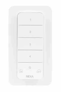 Clearance Myct-2107 Fjernbetjening med magnetisk nøgle 4-kanals 433 Mhz Tv, Lyd & Det Smarte Hjem