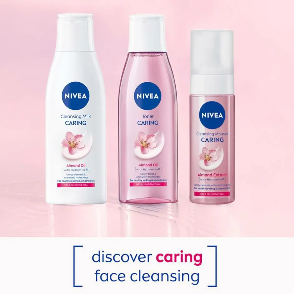 Nivea Ansigtsrens Cleansing Milk Caring 200 ml^ Ansigtspleje