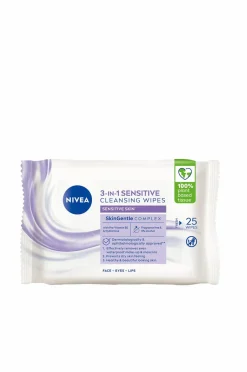 Nivea Ansigtsservietter Sensitive Cleansing Wipes 25 stk^ Ansigtspleje