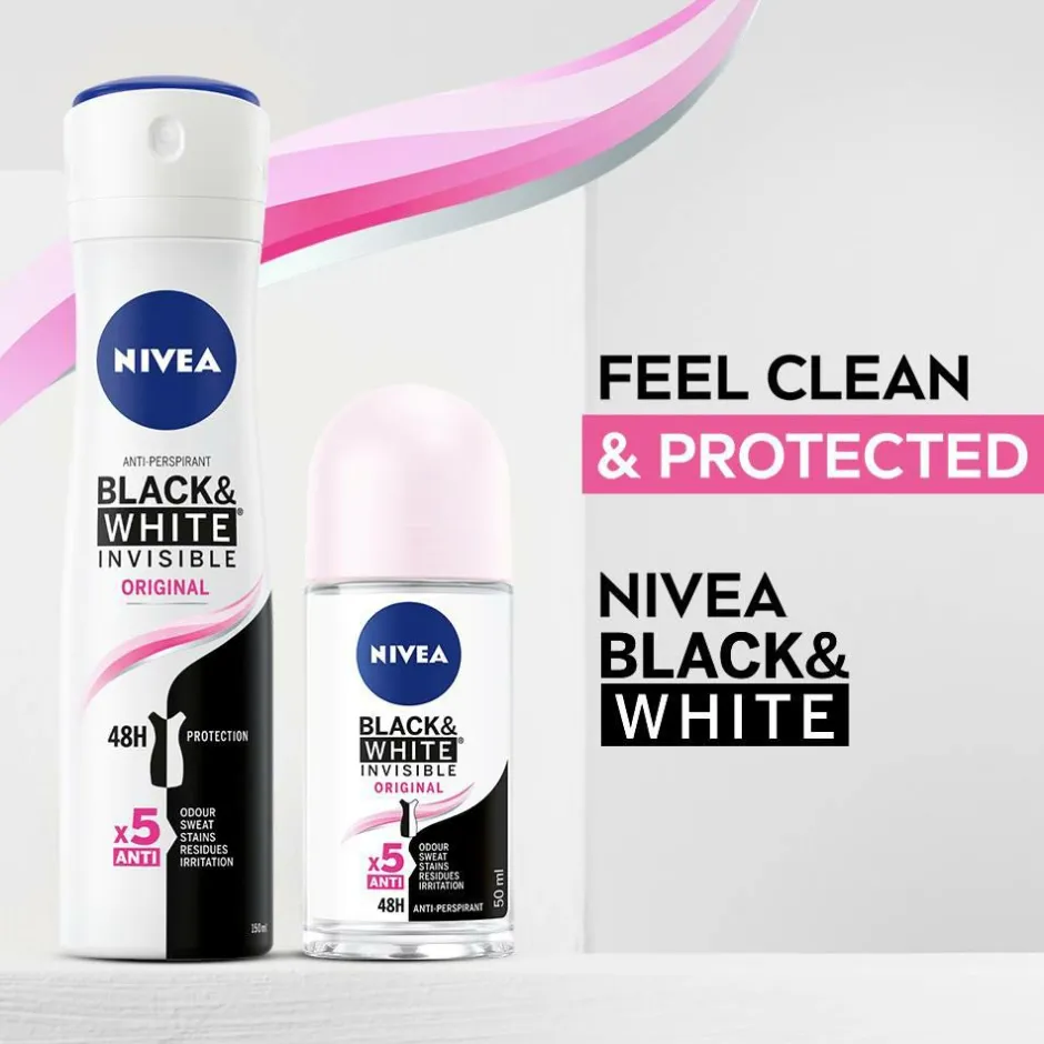 Outlet Antiperspirant Deo Spray Black & White Original 150 ml Kropspleje